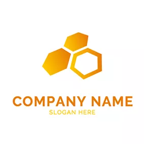 伽玛 Logo Simple Honeycomb Logo logo design