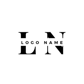 Logótipo De Moda Simple Letter L and N logo design