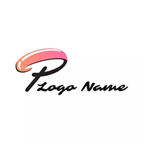 Decorate Logo Simple Letter P and Paint logo design