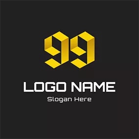 デジタル　ロゴ Simple Paper Folding Letter G G logo design