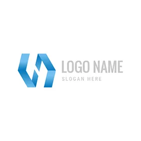 Collage Logo Simple Paper Folding Letter S C logo design
