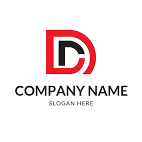 Dd Logo Simple Regular Letter D D logo design