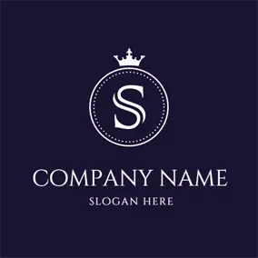 Logotipo S Simple Ring and Letter S logo design