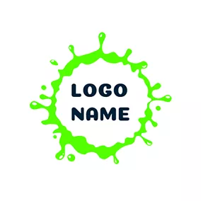 Logótipo Do Facebook Simple Rounded Slime Decoration logo design