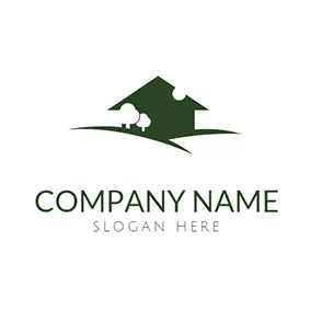 農舍 Logo Simple Rustic Logo logo design