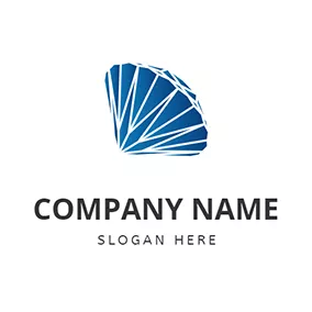 蓝宝石 Logo Simple Sapphire Logo logo design