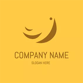 Sketch Logo Simple Shadow Banana logo design