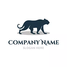 Free Logo Simple Strong Lioness Outline logo design