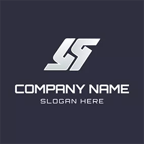 Logótipo De Alfabeto Simple Symbol Shape Letter S S logo design