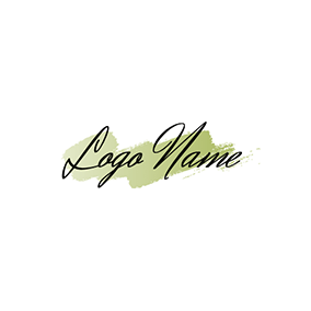 簽名 Logo Simple Text Pattern Signature logo design