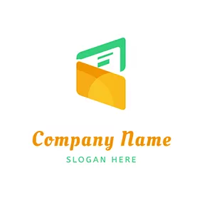 クレジットロゴ Simple Wallet Logo logo design