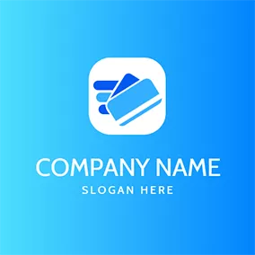 Card Logo Simple Wing Card and Payment logo design