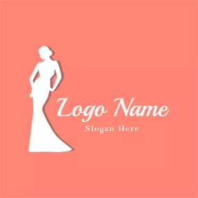 Kunst Logo Slim Lady Model logo design