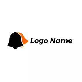 铃铛Logo Small Black Bell Icon logo design