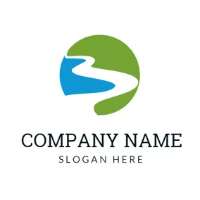 Bio Logo Small Winding Brook logo design