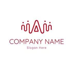 Stage Logo Sound Weave Human Choir logo design