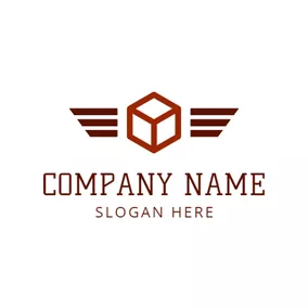 包装logo Square Box Packaging logo design