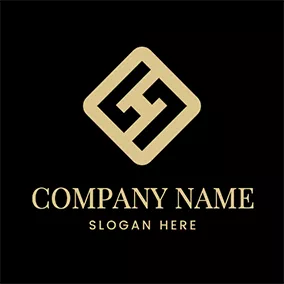 Combination Logo Square Letter H L Monogram logo design