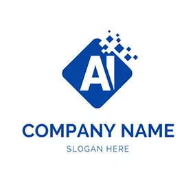 Logotipo I Square Tech and Letter A I logo design