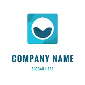 クリーナーのロゴ Square Washing Machine Logo logo design