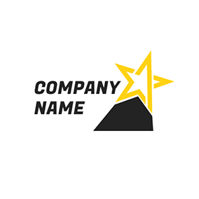 Auszeichnung Logo Star Trophy Simple Championship logo design