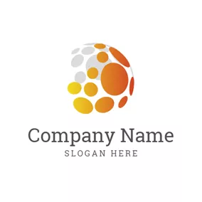 Business & Consulting Logo Stereo Sphere and Data logo design