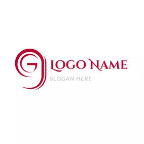 Digit Logo Stripe Digital Letter G G logo design