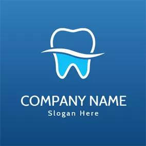 医療および医薬品ロゴ Strong White Teeth logo design