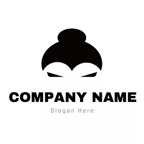 武术馆 Logo Sumoman Head logo design