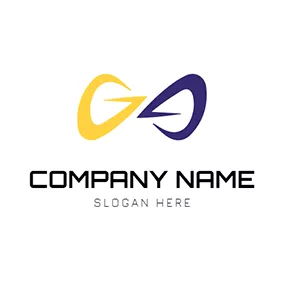 Logotipo De Agencia Symmetry Infinite Letter G A logo design