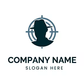 Social Media Profile Logo Target and Head logo design