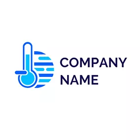 Agency Logo Thermometer Water Mercury logo design
