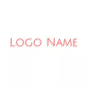 ファッションロゴ Thin Regular Shadow and Font Style logo design