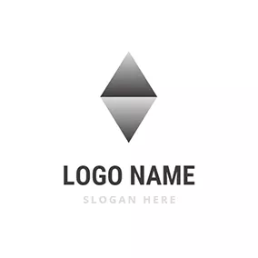 Gray Logo Triangle Lift Button logo design
