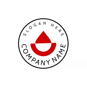 Triangle Logo Triangle Semicircle Sign Blood logo design