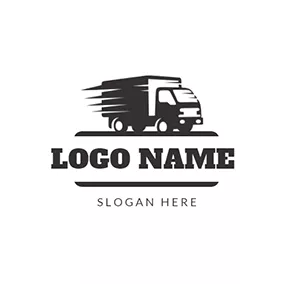 Auto Logo Truck Speed and Express logo design