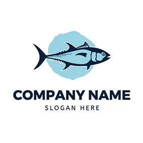 海鲜 Logo Tuna Icon logo design