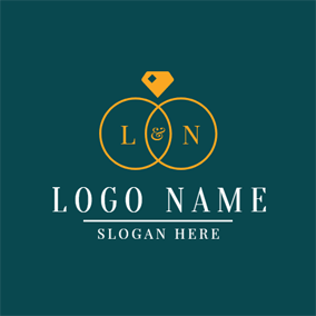 Free Wedding Logo Designs Designevo Logo Maker