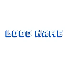 Facebook Logo Unique 3D Wide Cool Text logo design