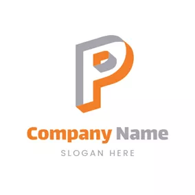 Logotipo De Alfabeto Unique Colorful Letter P logo design