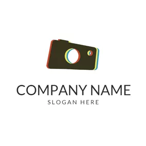 缩放logo Vintage Camera Icon logo design