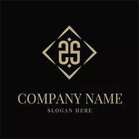 Logótipo Vintage Vintage Rhombus Letter S S logo design