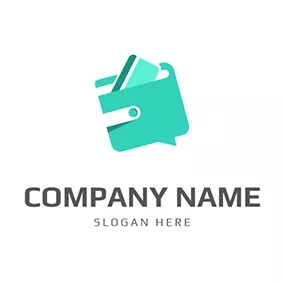 Account Logo Wallet With Card logo design