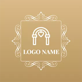 Logo Du Mariage White and Holy Wedding logo design