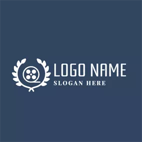White Logo White Branch and Film logo design
