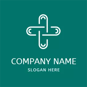 Chemie Logo White Capsule and Cross logo design