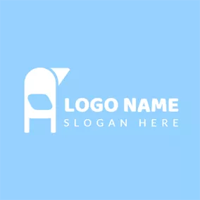 Shape Logo White Lovely Mailbox logo design