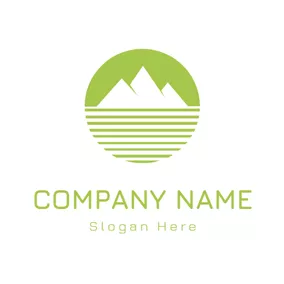 Logótipo De Aventureiro White Mountain and Camping logo design