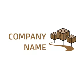 Joinery Logo Wooden and Carpenter Icon logo design